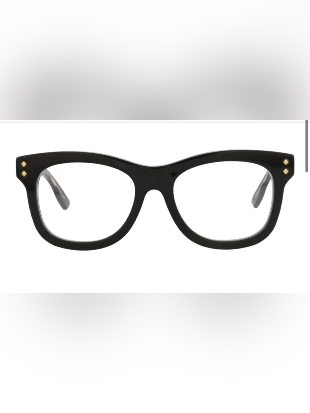 Gucci SQUARE/RECTANGLE
BLACK Persciption glass frames.